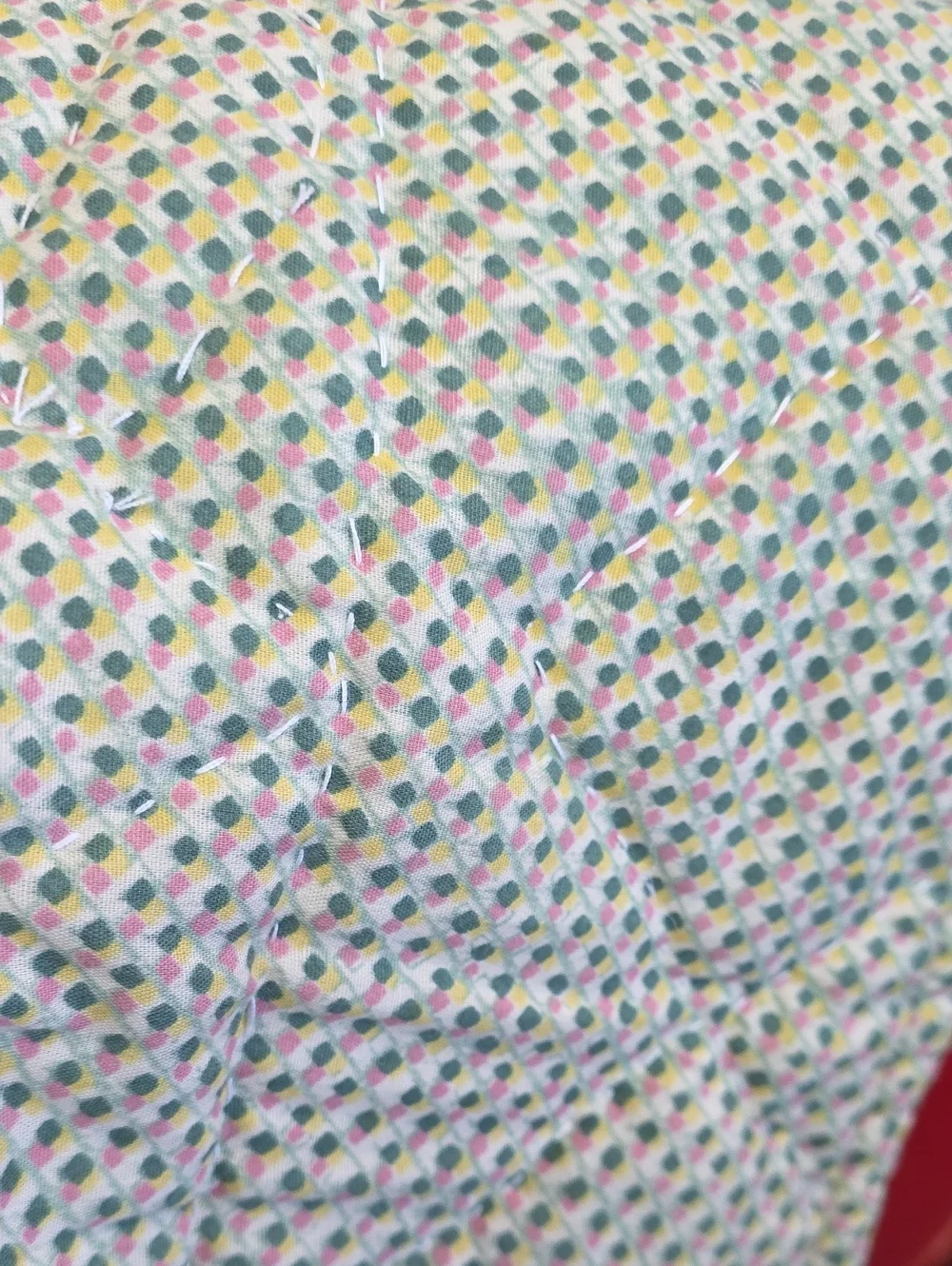 Daisy Kingdom hand quilted